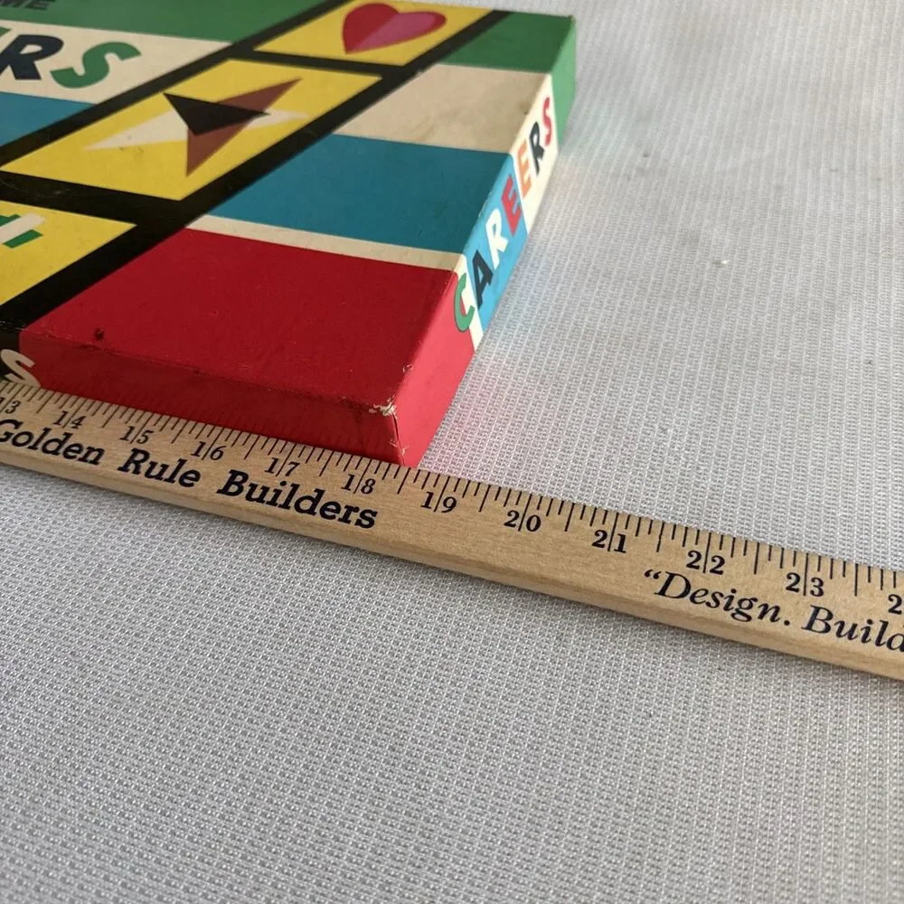 Vintage 1955 Careers The Game By Parker Brothers Board Game